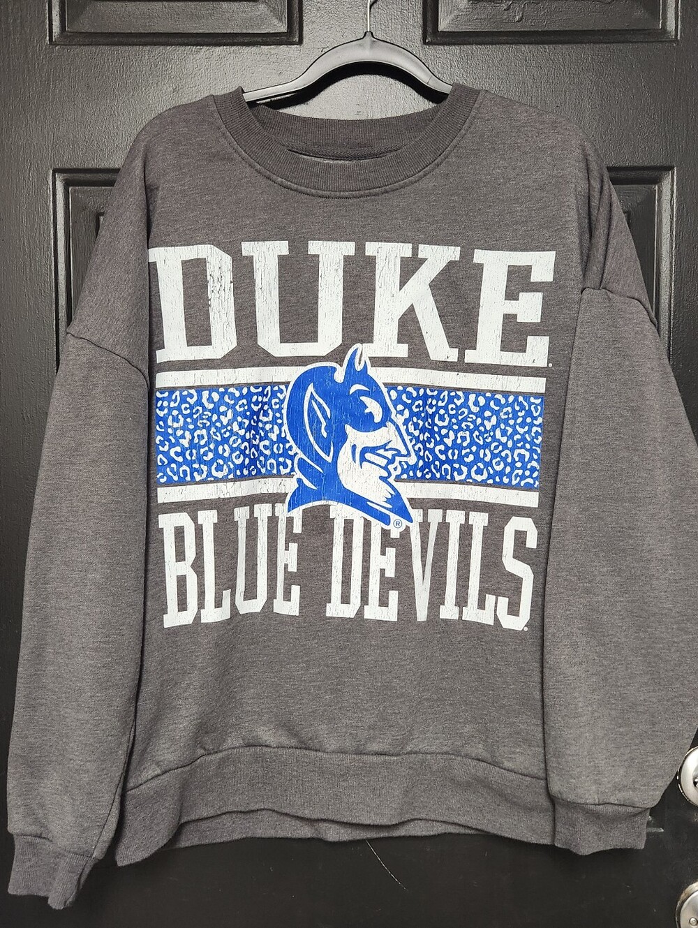 Gameday Couture Duke Blue Devils Gray Crewneck Sweatshirt Women's M NCAA